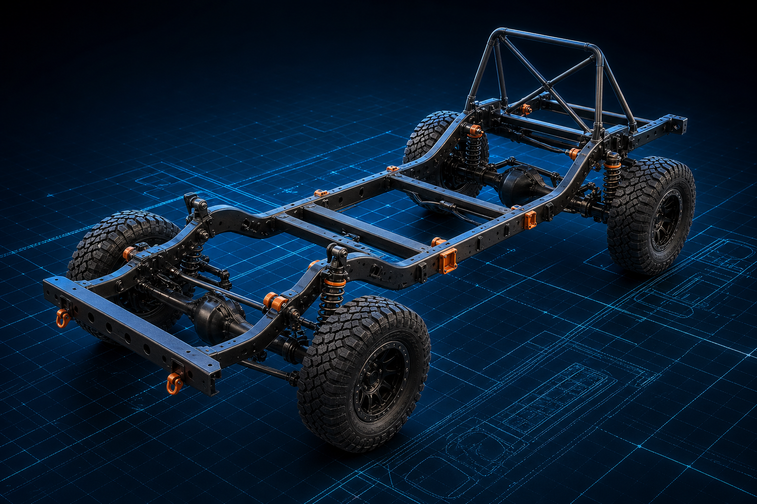 Automobile chassis and ladder frame diagram for Kerala PSC AMVI Mechanical